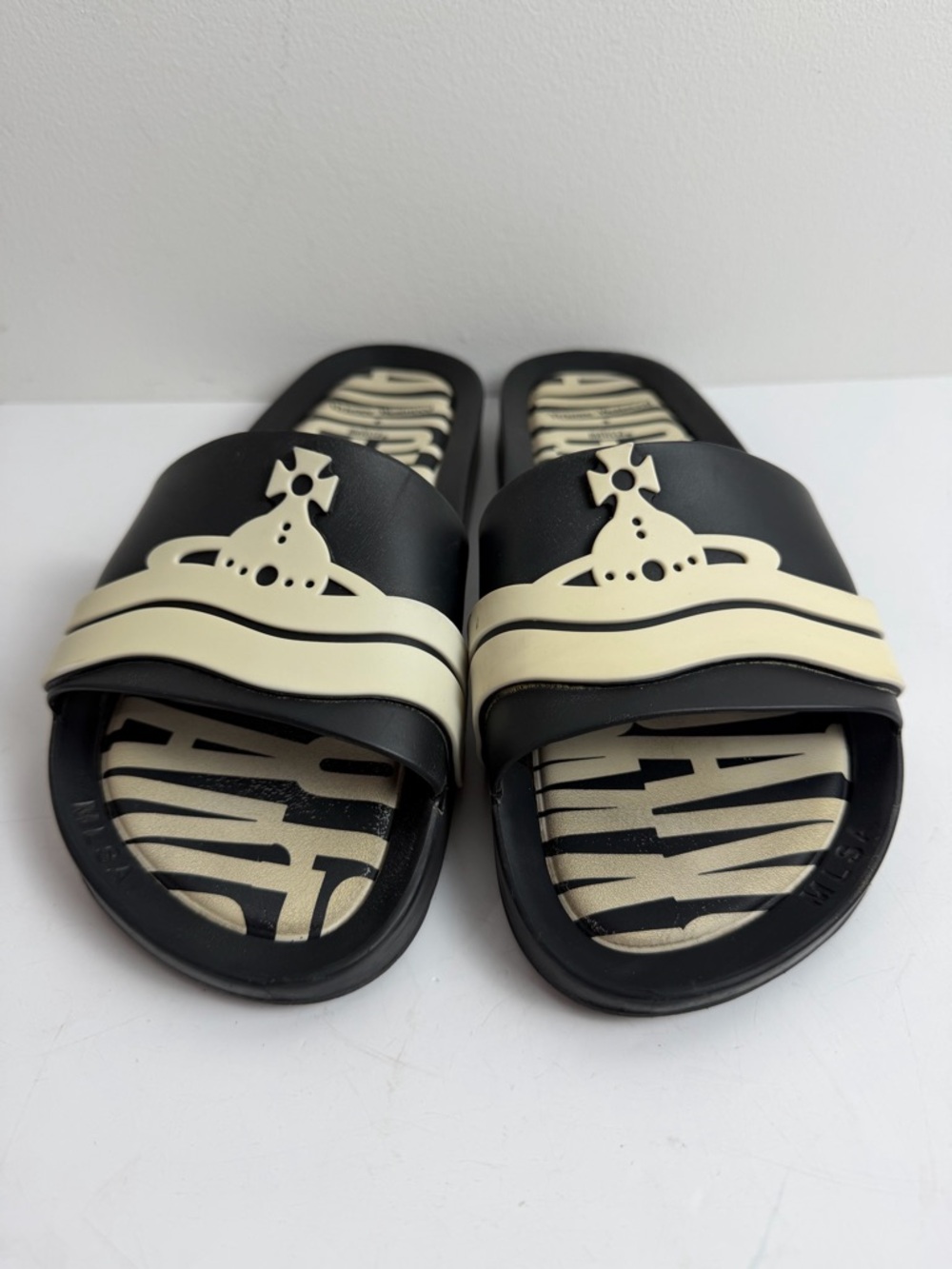 Vivienne Westwood x Melissa Anglomania 
Beach Slide Sandals Size 8 Punk Goth - Picture 12 of 15